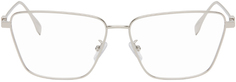 Серебряные очки-багеты Fendi