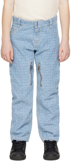 Детские синие джинсы 4G Givenchy