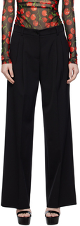 Черные брюки со складками Dolce &amp; Gabbana