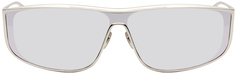Серебряные солнцезащитные очки SL 605 Luna Saint Laurent