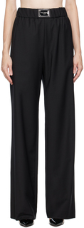 Черные брюки со сборками Dolce &amp; Gabbana