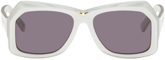 Серебряные солнцезащитные очки Tiznit металлик Marni