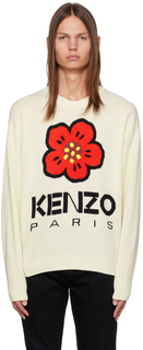 Off-White Paris Свитер с цветочным узором боке Kenzo