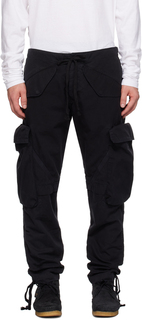 Черные брюки-карго 34 GL Greg Lauren