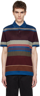Рубашка-поло в разноцветную полоску Paul Smith