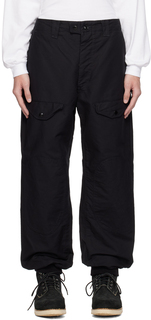 Черные брюки-карго для авиадесантников Engineered Garments