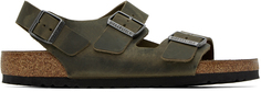 Коричневые сандалии Birkenstock Regular Milano