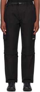 Черные брюки-карго на молнии Manors Golf