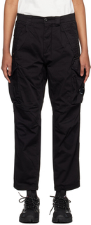Черные брюки-карго с линзами C.P. Company
