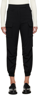 Черные брюки с карманами карго Max Mara