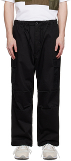 Черные брюки карго со вставками Comme des Garçons