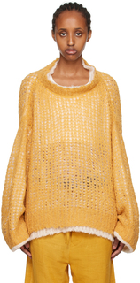 Желтый многослойный свитер AIREI