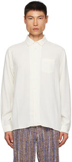 Белая рубашка Sefr Off-White Hampus Séfr