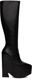 Черные высокие ботинки на платформе Tempest Versace