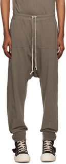 Серые брюки для отдыха на кулиске Rick Owens DRKSHDW