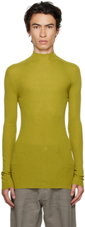 Зеленый свитер Lupetto Rick Owens