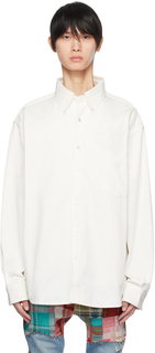 Белая рубашка на пуговицах Acne Studios