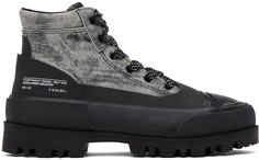 Ботинки Diesel Grey &amp; Black D-Hiko Bt X