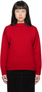 Красный свитер с вентиляцией TOTEME