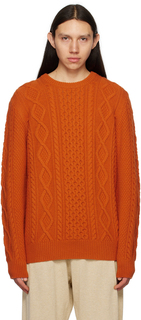 Оранжевый свитер Pescatore Ghiaia Cashmere