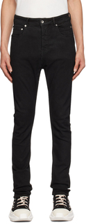 Черные джинсы детройтского кроя Rick Owens DRKSHDW