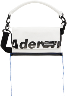 Белая сумка с принтом ADER error