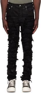 Черные джинсы Детройт Rick Owens DRKSHDW