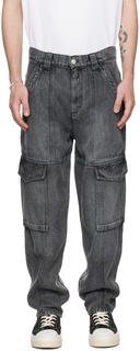 Серые джинсовые брюки карго Timem Isabel Marant