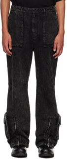 Черные джинсы с карманами Juun.J