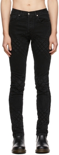 Черные джинсы со швами Stefan Cooke