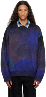 Синий свитер с градиентом stein
