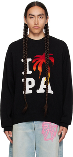 Черный свитер Palm Angels I Love PA