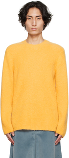 Желтый свитер с начесом Comme des Garçons