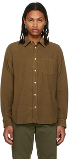 NORSE PROJECTS Светло-коричневая рубашка Освальда