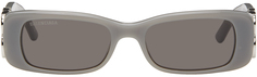 Серые солнцезащитные очки Dynasty Balenciaga