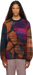 Разноцветный жаккардовый свитер PS by Paul Smith