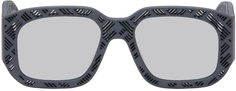 Серые солнцезащитные очки-тени Fendi
