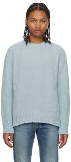 Синий свитер с вентиляцией Solid Homme