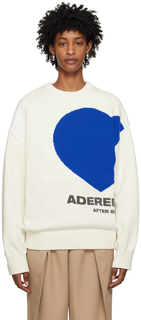 Ошибка ADER Белый свитер с двумя сердечками ADER error