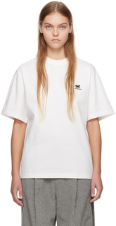 Off-White футболка с вышивкой ADER error