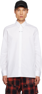 Белая рубашка свободного кроя от Живанши Givenchy