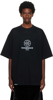 Черная футболка NAMESAKE Sava Team