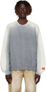 Серый свитер с градиентом Heron Preston