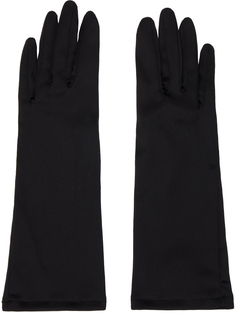 Черные короткие перчатки Dolce &amp; Gabbana