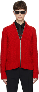 Красный свитер на молнии Ernest W. Baker