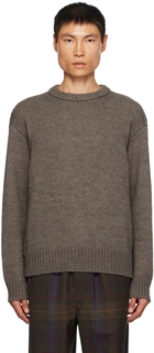 Серый свободный свитер LEMAIRE