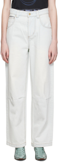 Бело-белые джинсы Titan EYTYS