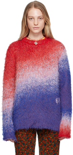 Синий и красный свитер с градиентом ERL