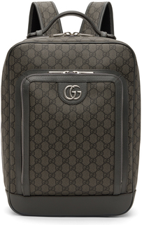 Серый средний рюкзак Mini GG Gucci
