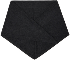 Серый треугольный шарф TOTEME